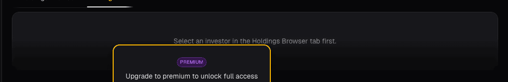 13F explorer showing quarterly position changes by fund