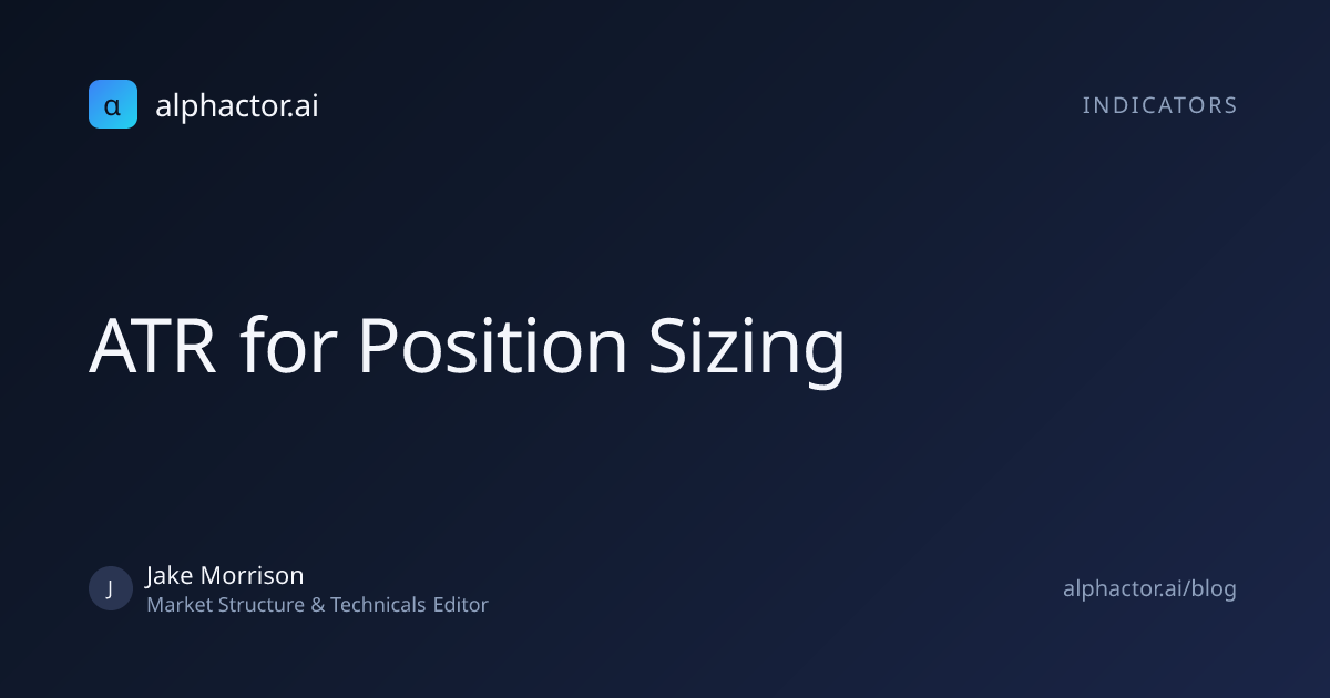 ATR for Position Sizing | alphactor.ai