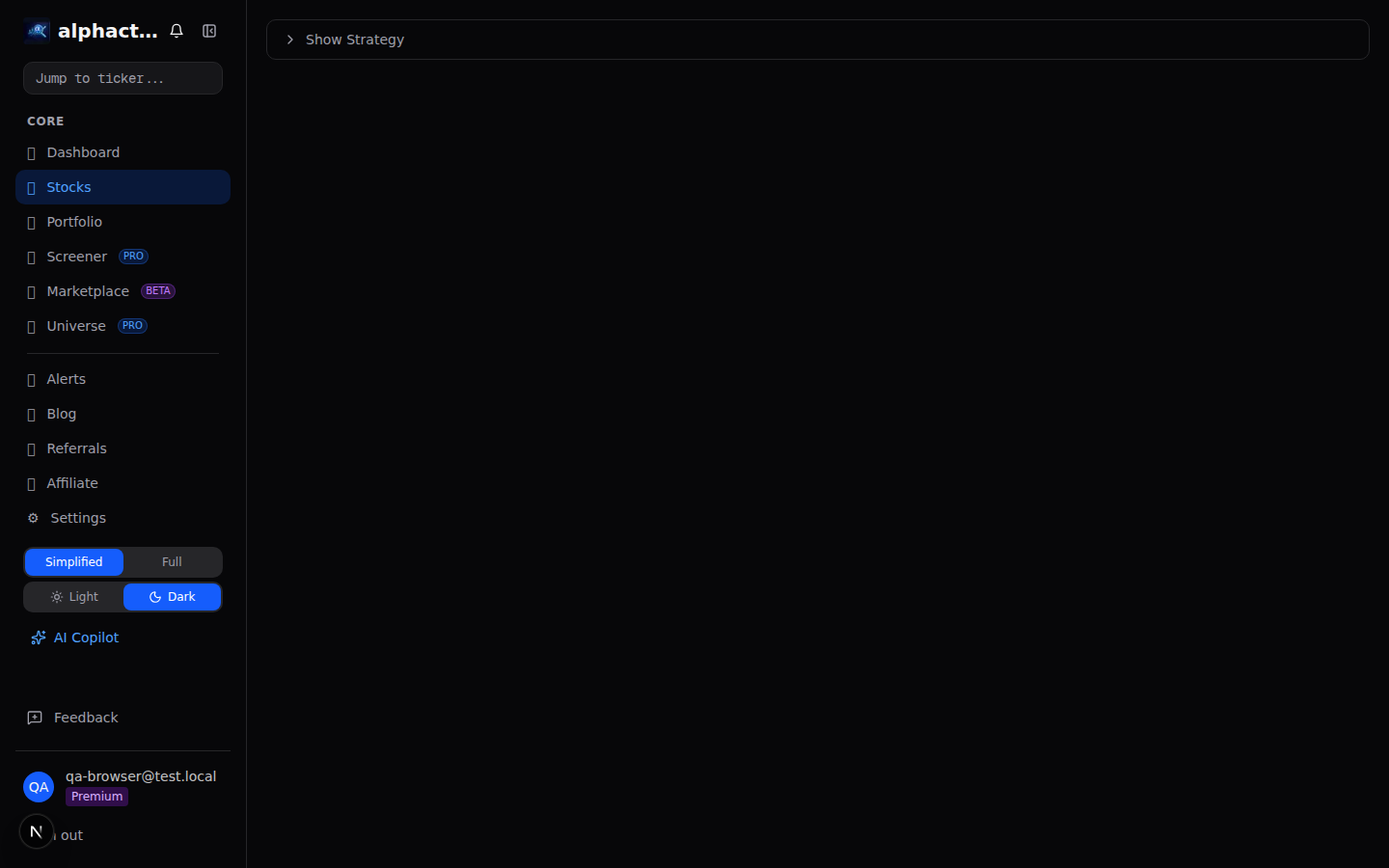 Alphactor backtesting credibility pipeline results