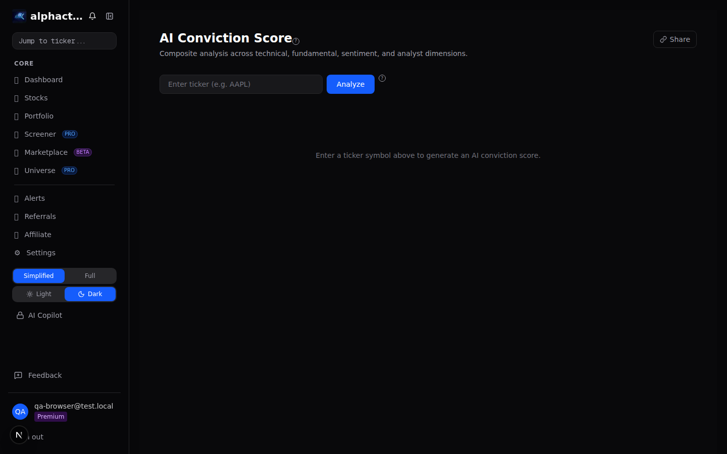 Conviction score filtering reducing signal noise
